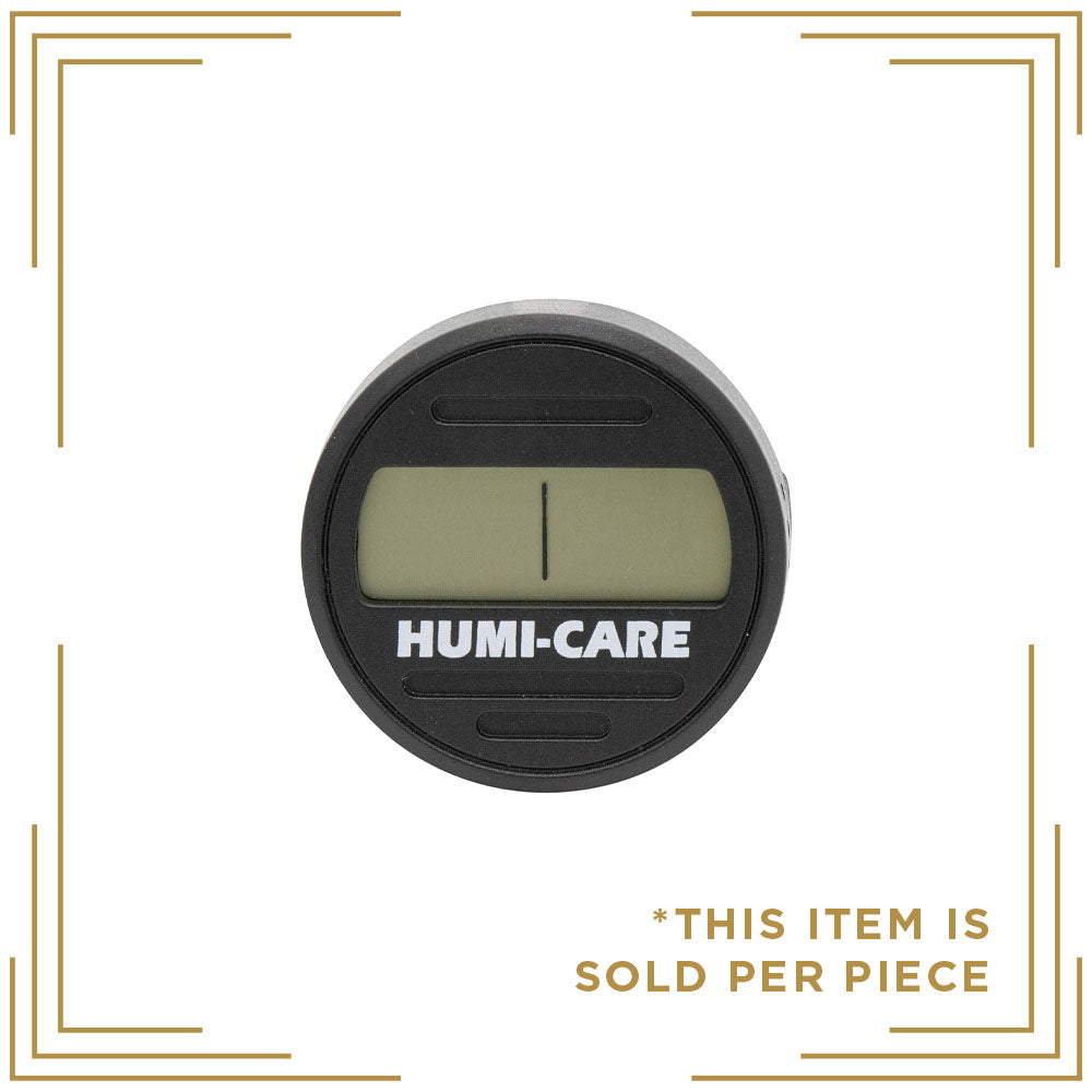 HUMI-CARE BLACK ICE ROUND DIGITAL HYGROMETER
