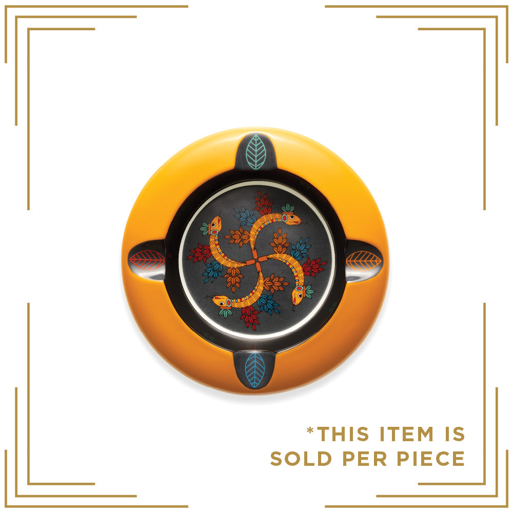 TOTEM FEATHERED SERPENT ASHTRAY