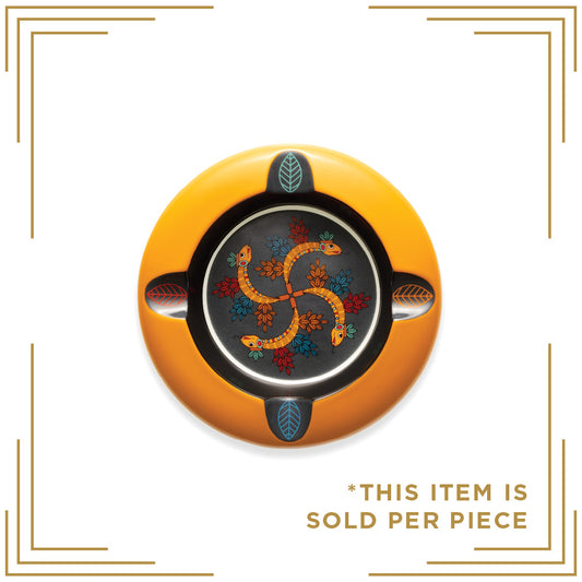 TOTEM FEATHERED SERPENT ASHTRAY
